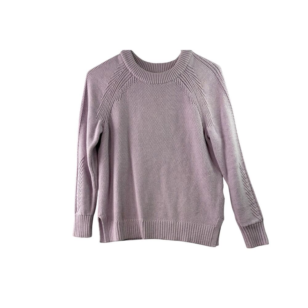 GAP Textured Crewneck Sweater – Lilac – Size XS